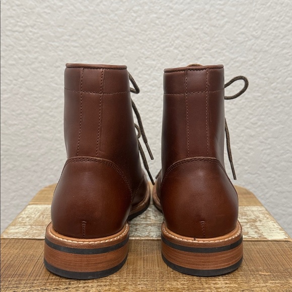 Nisolo All-Weather Amalia Boot Women Nisolo Amalia All Weather Leather Combat Boots Brandy Size 6.5 NEW